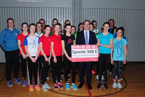 23.02.2018: Sparkasse Passau unterstützt Leichtathletik-Talente